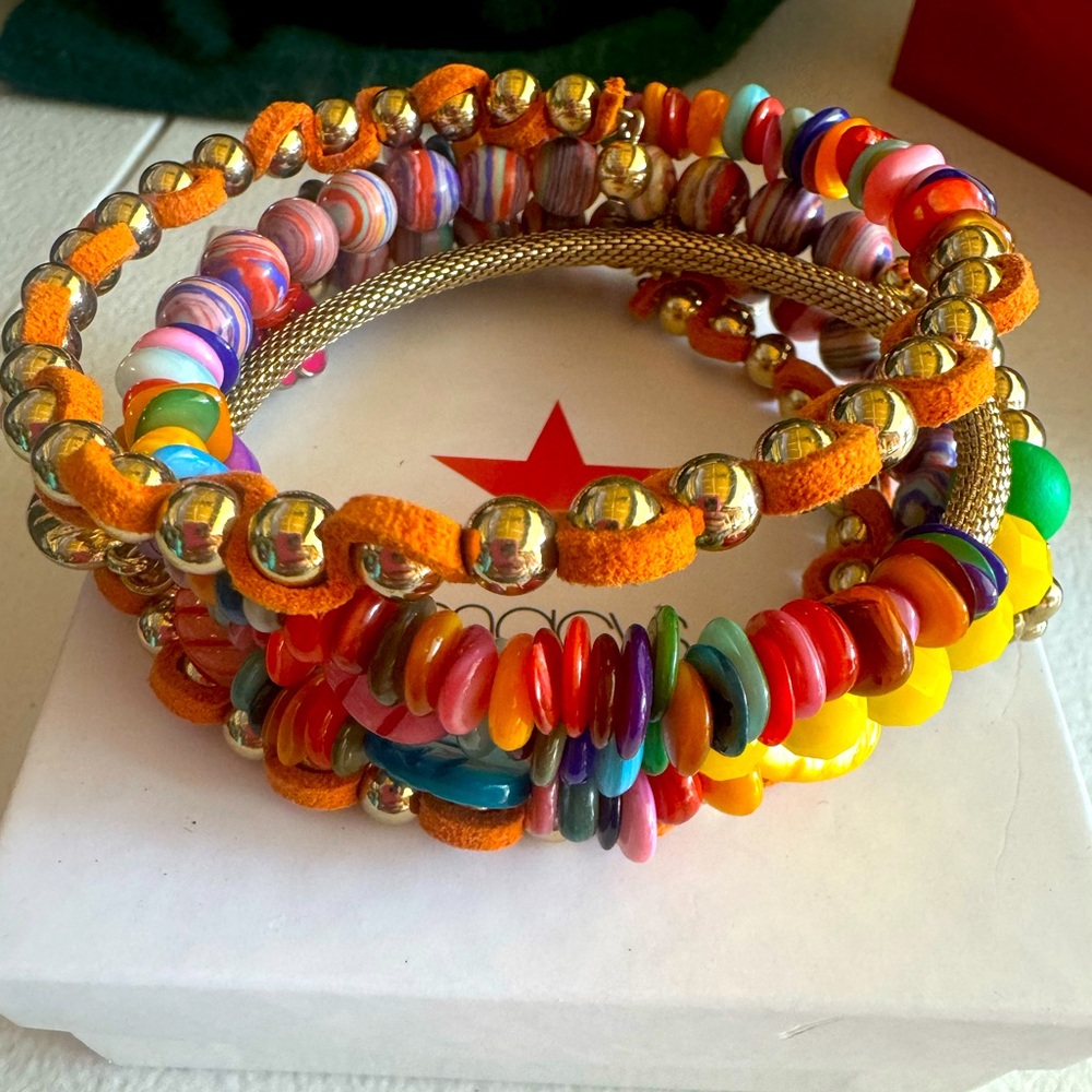 NWT M. Haskell Accordion-Style Bracelet